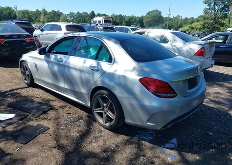 2015 Mercedes-Benz C 400 4Matic from USA, damaged, VIN 55SWF6GB9FU016340